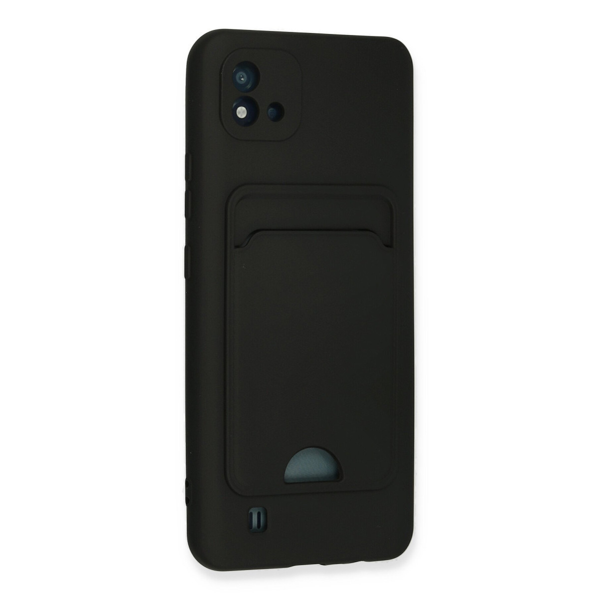 Newface Realme C11 2021 Kılıf Kelvin Kartvizitli Silikon - Siyah — görsel 9