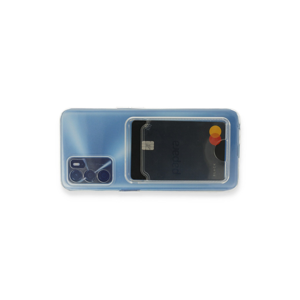 Newface Oppo A16 Kılıf Kart Şeffaf Silikon - Şeffaf — görsel 8