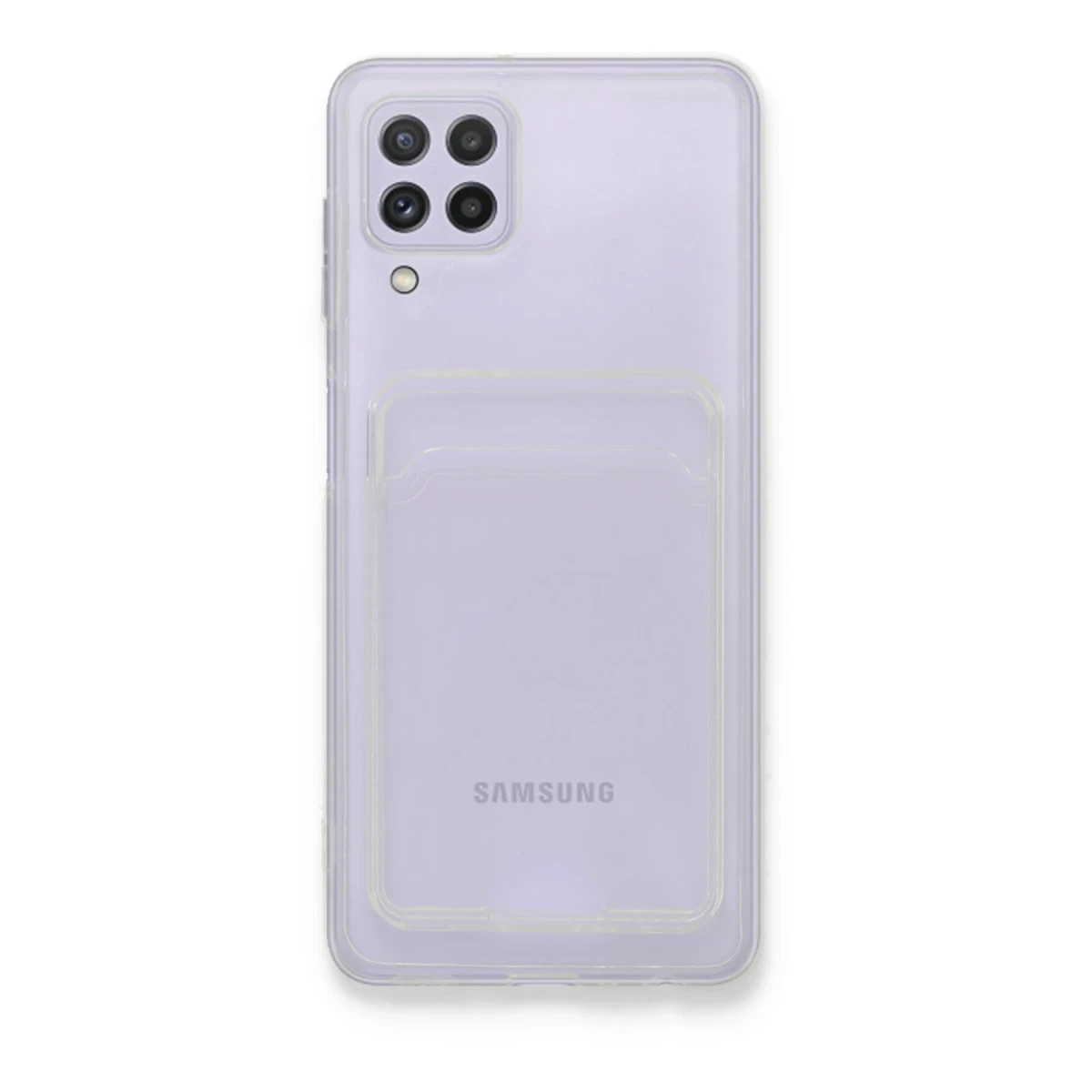 Newface Samsung Galaxy A22 Kılıf Kart Şeffaf Silikon - Şeffaf — görsel 5