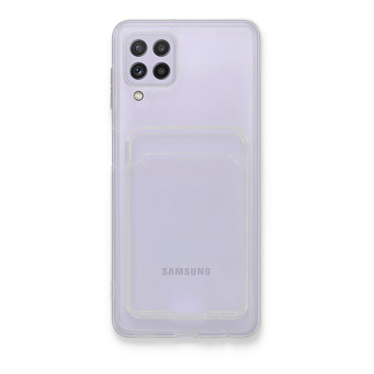 Newface Samsung Galaxy A22 Kılıf Kart Şeffaf Silikon - Şeffaf — görsel 8