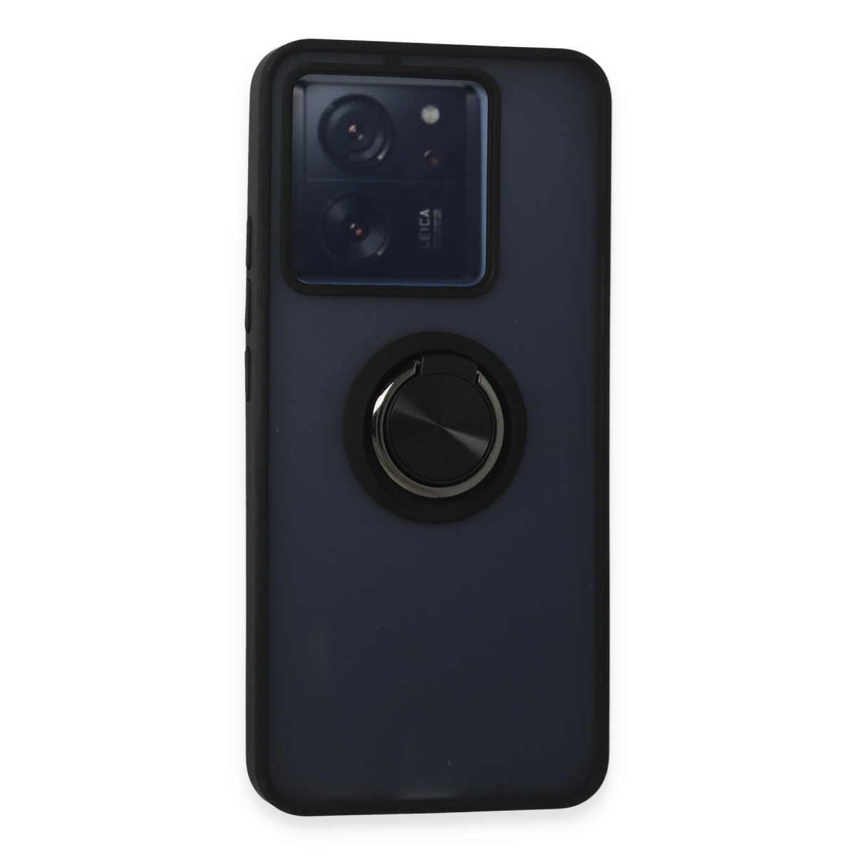 Newface Xiaomi Mi 13T Kılıf Montreal Yüzüklü Silikon Kapak - Siyah — görsel 11