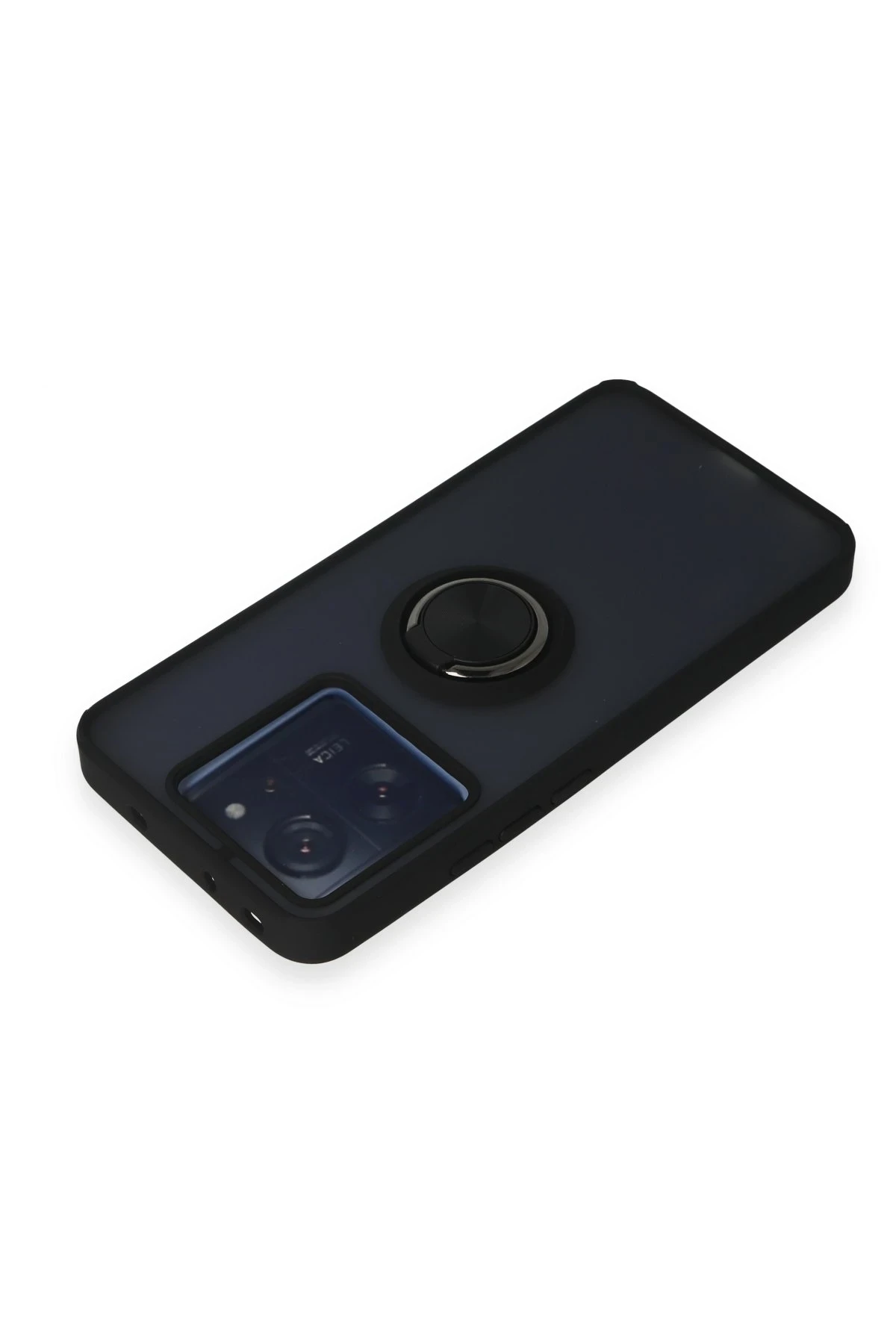 Newface Xiaomi Mi 13T Kılıf Montreal Yüzüklü Silikon Kapak - Siyah — görsel 3