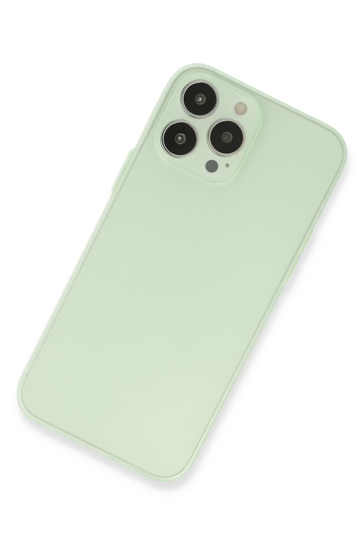 Newface iPhone 13 Pro Max Kılıf Puma Silikon - Açık Yeşil