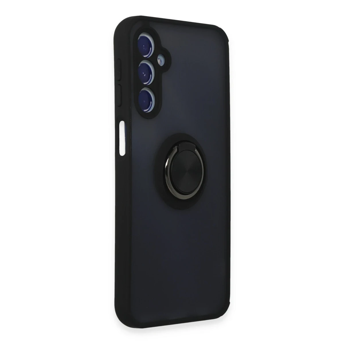 Newface Samsung Galaxy M34 5G Kılıf Montreal Yüzüklü Silikon Kapak - Siyah — görsel 7