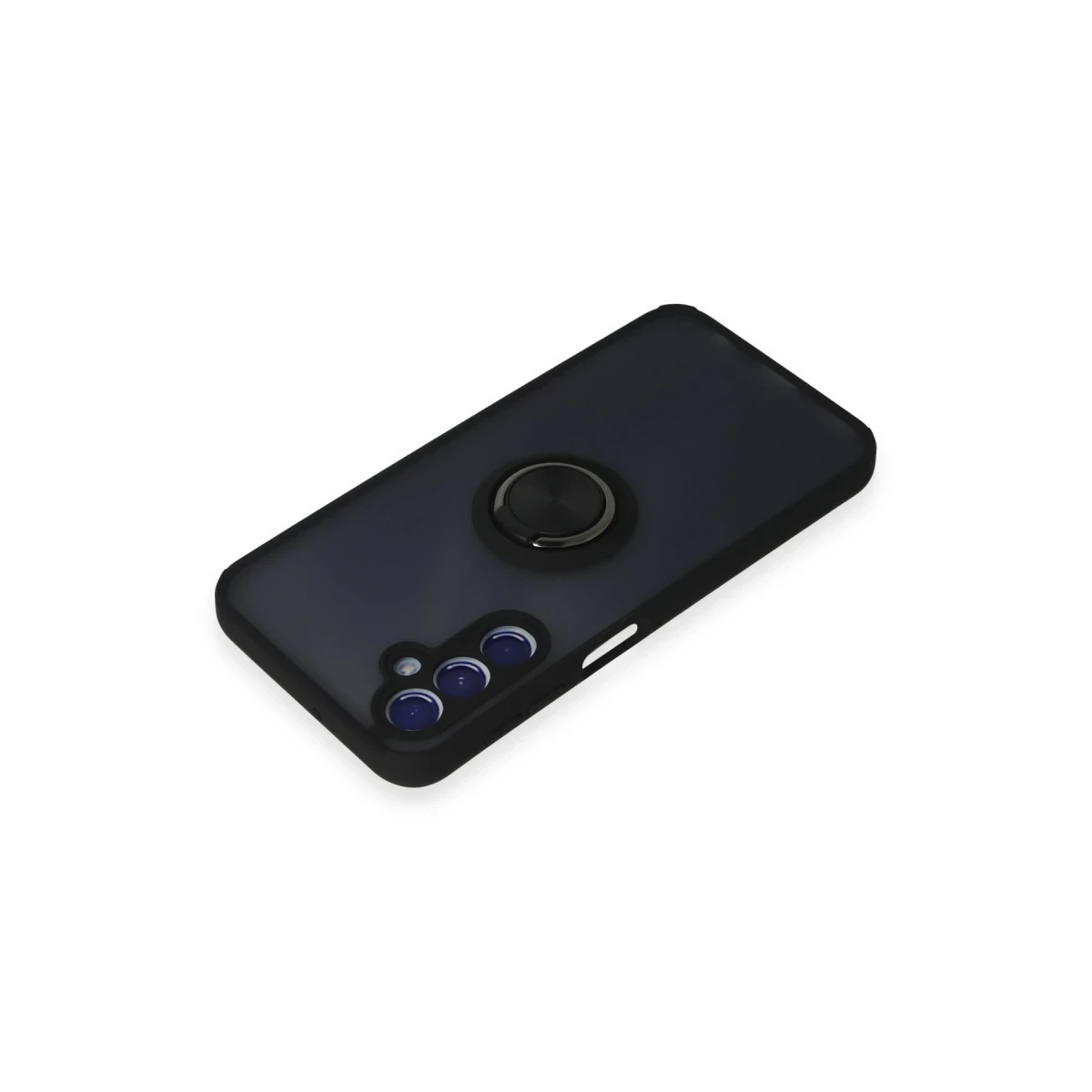 Newface Samsung Galaxy M34 5G Kılıf Montreal Yüzüklü Silikon Kapak - Siyah — görsel 8