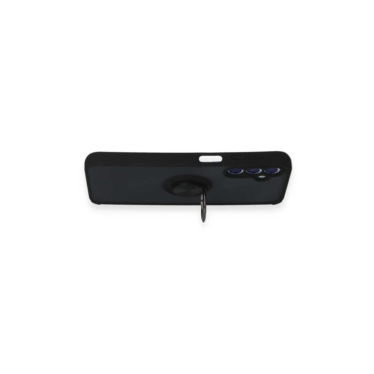 Newface Samsung Galaxy M34 5G Kılıf Montreal Yüzüklü Silikon Kapak - Siyah — görsel 10