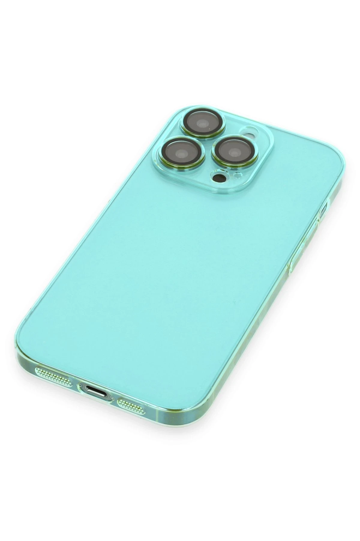 Newface iPhone 13 Pro Kılıf Armada Lensli Kapak - Yeşil