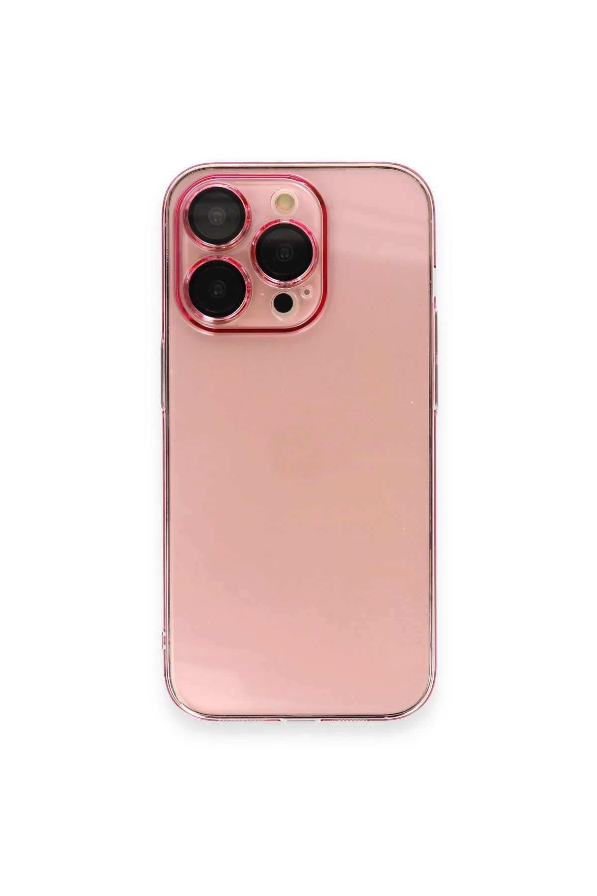 Newface iPhone 13 Pro Kılıf Armada Lensli Kapak - Rose Gold