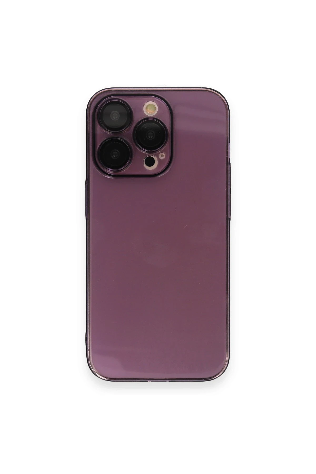 Newface iPhone 13 Pro Max Kılıf Armada Lensli Kapak - Derin Mor