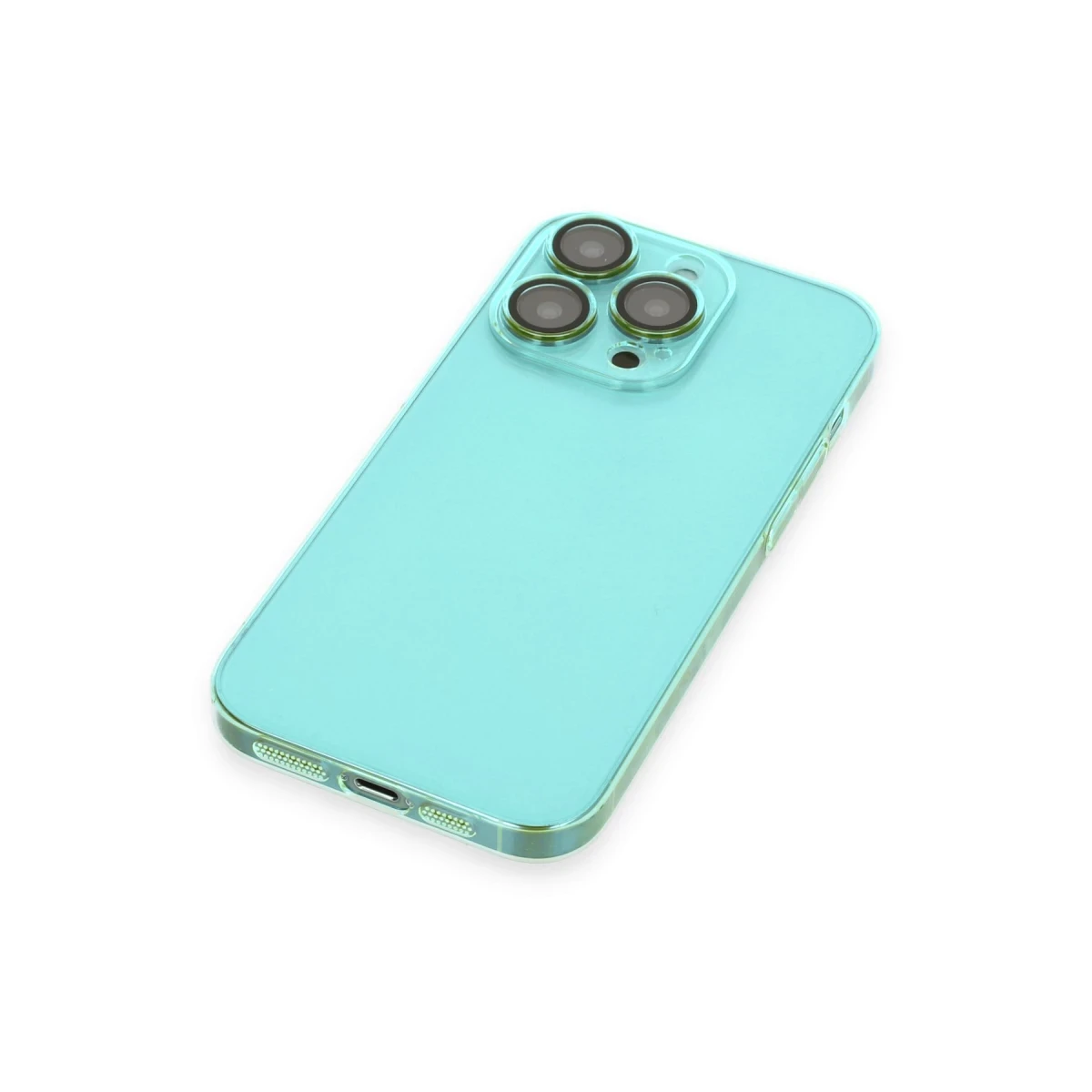 Apple iPhone 13 Pro Max Kılıf Armada Lensli Kapak - Yeşil