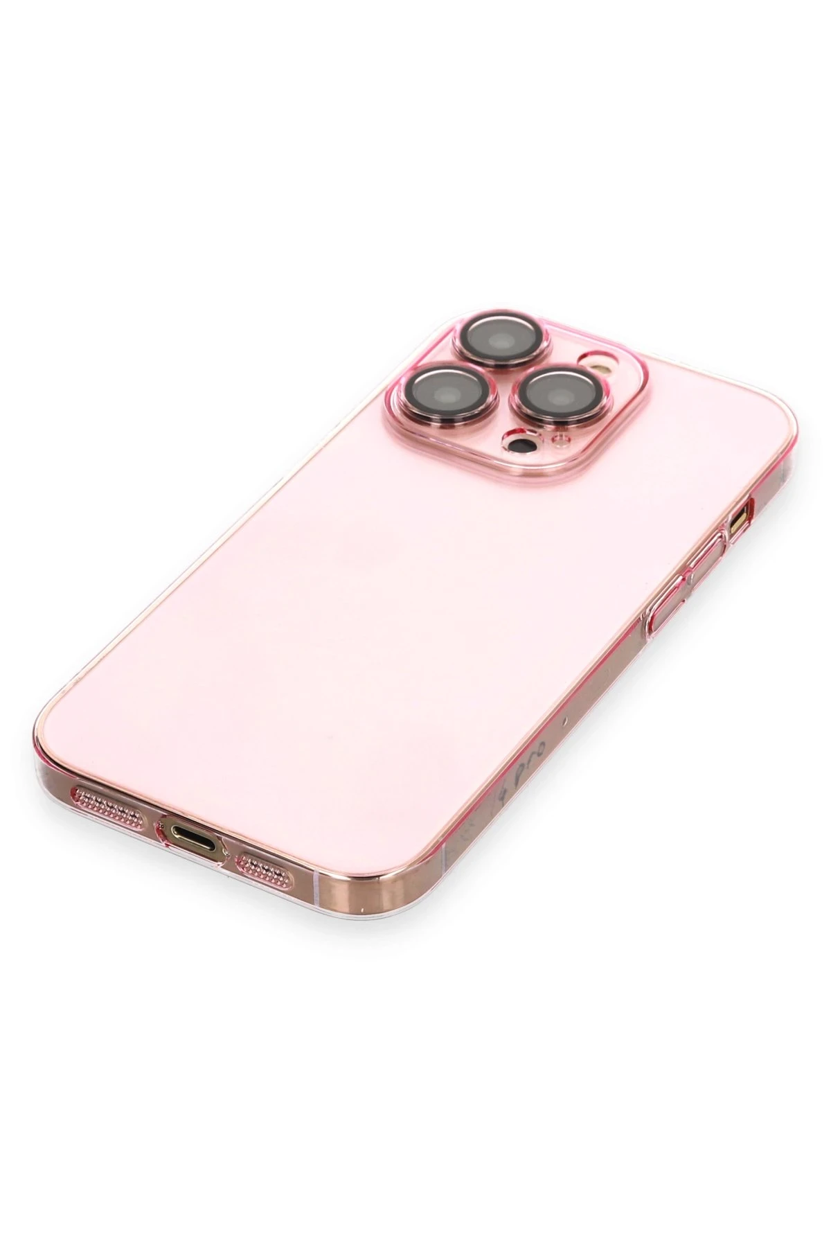 Newface iPhone 13 Pro Max Kılıf Armada Lensli Kapak - Rose Gold