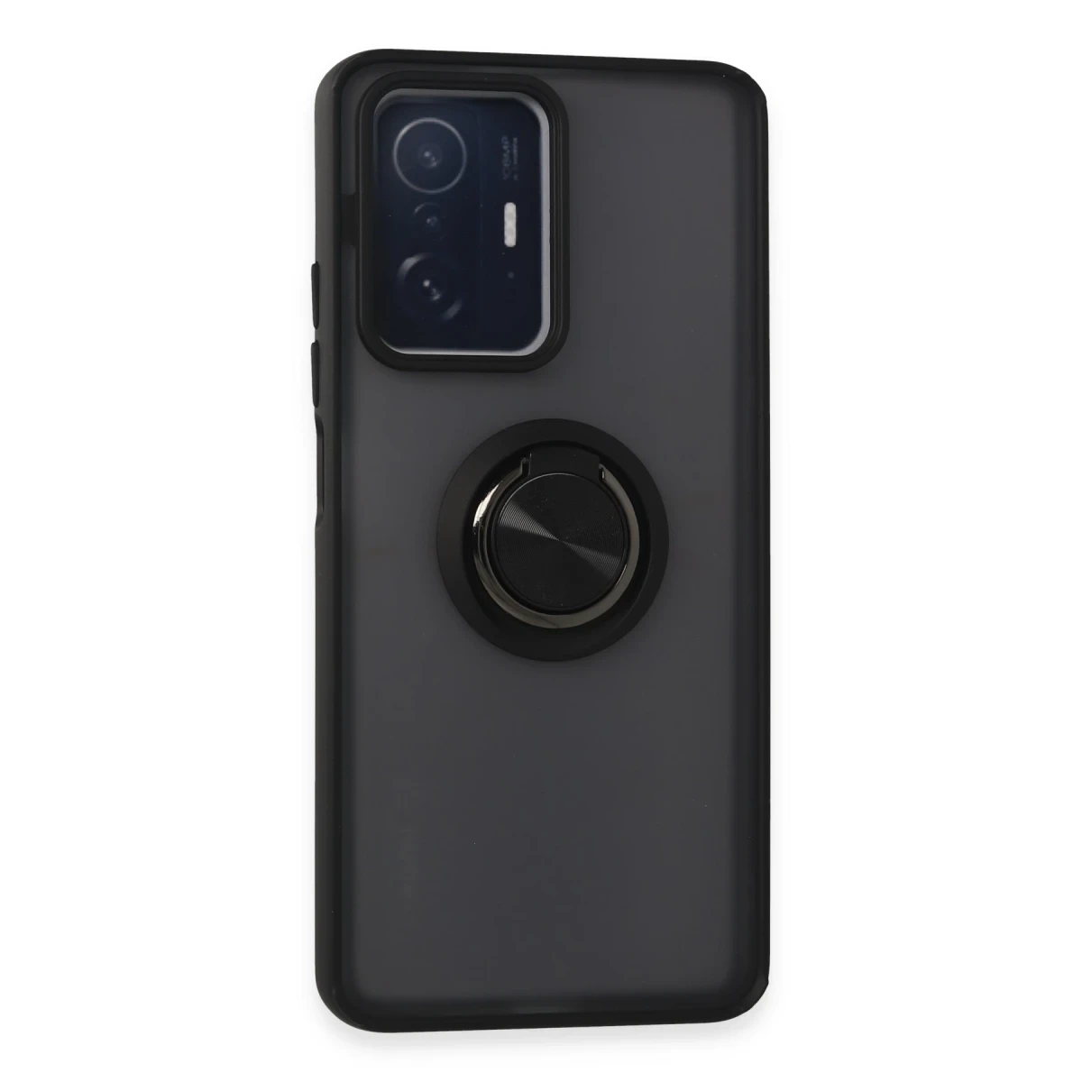 Newface Xiaomi Mi 11T Pro Kılıf Montreal Yüzüklü Silikon Kapak - Siyah — görsel 6