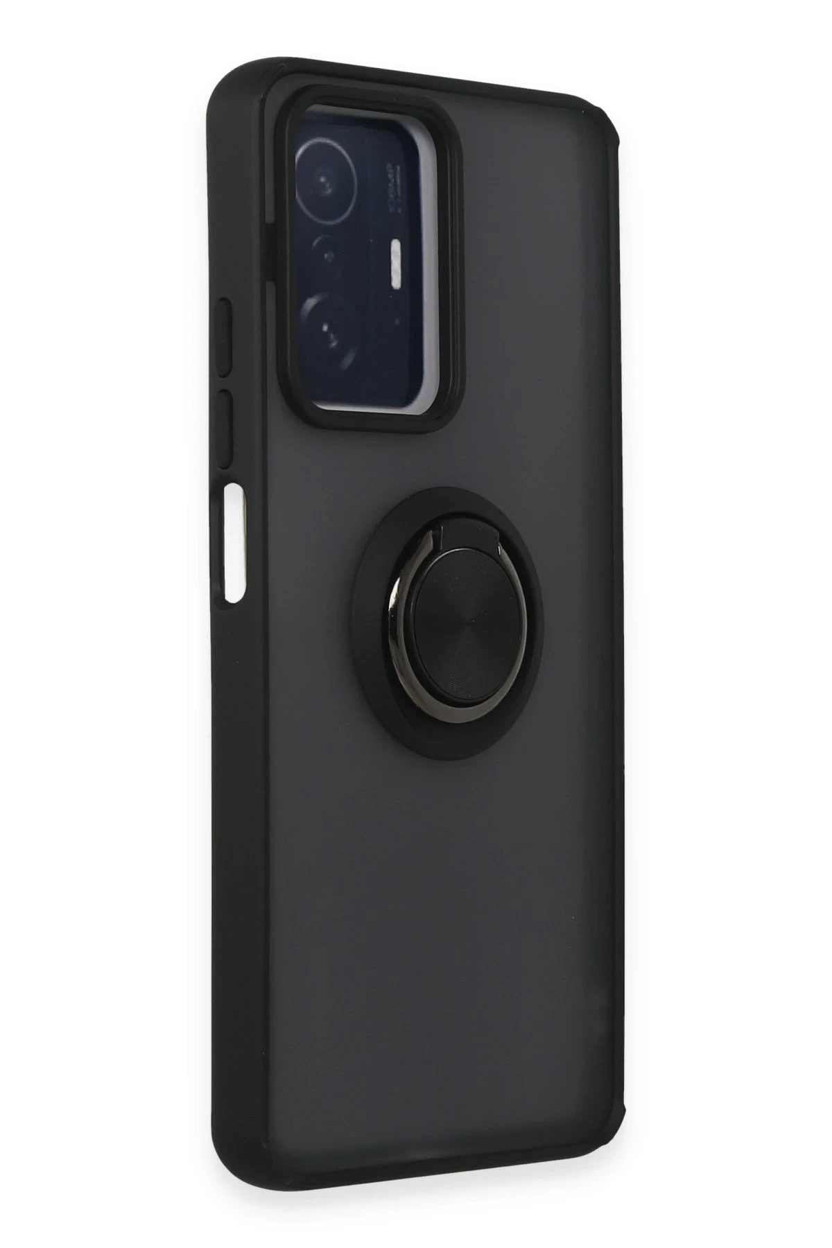 Newface Xiaomi Mi 11T Pro Kılıf Montreal Yüzüklü Silikon Kapak - Siyah — görsel 2