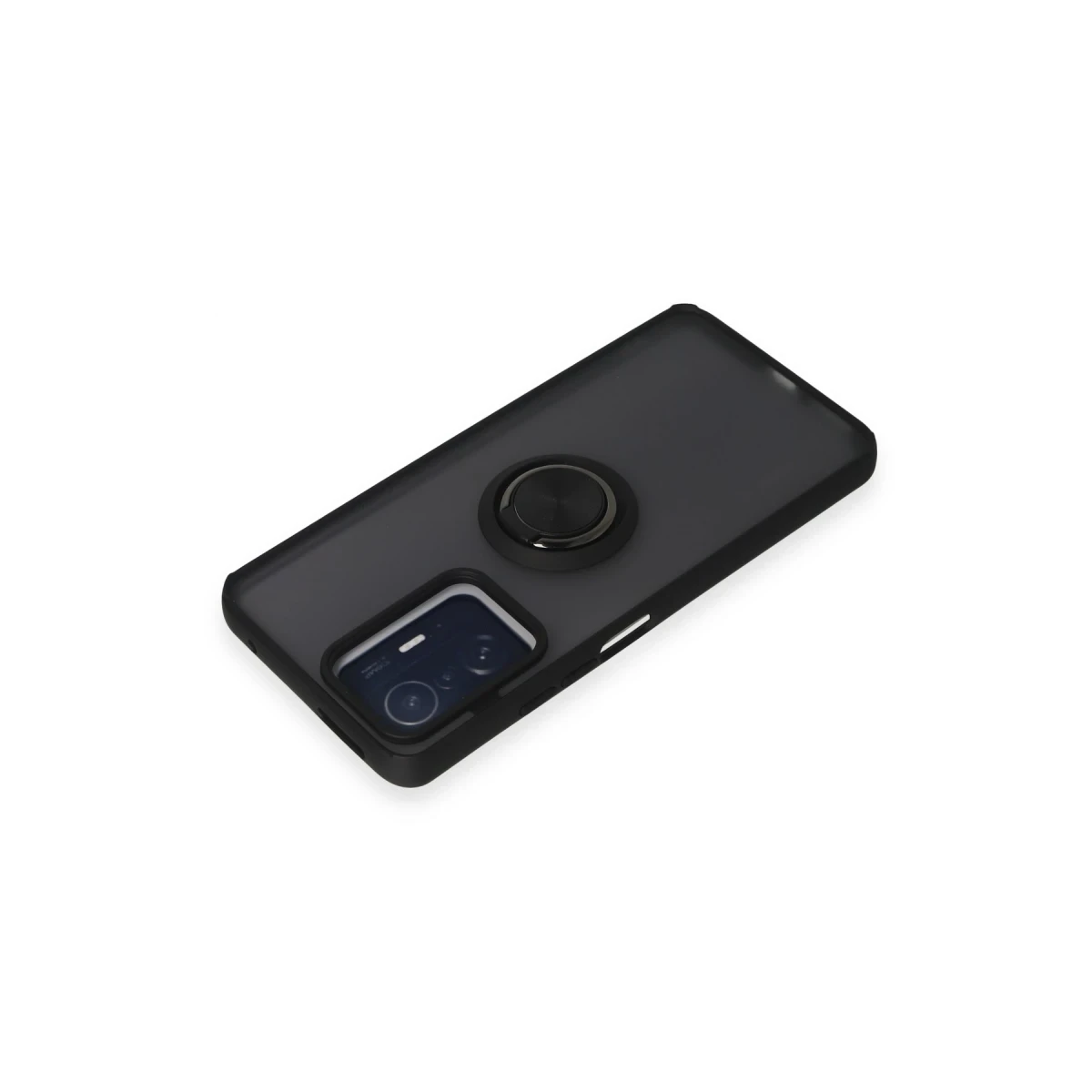 Newface Xiaomi Mi 11T Pro Kılıf Montreal Yüzüklü Silikon Kapak - Siyah — görsel 8
