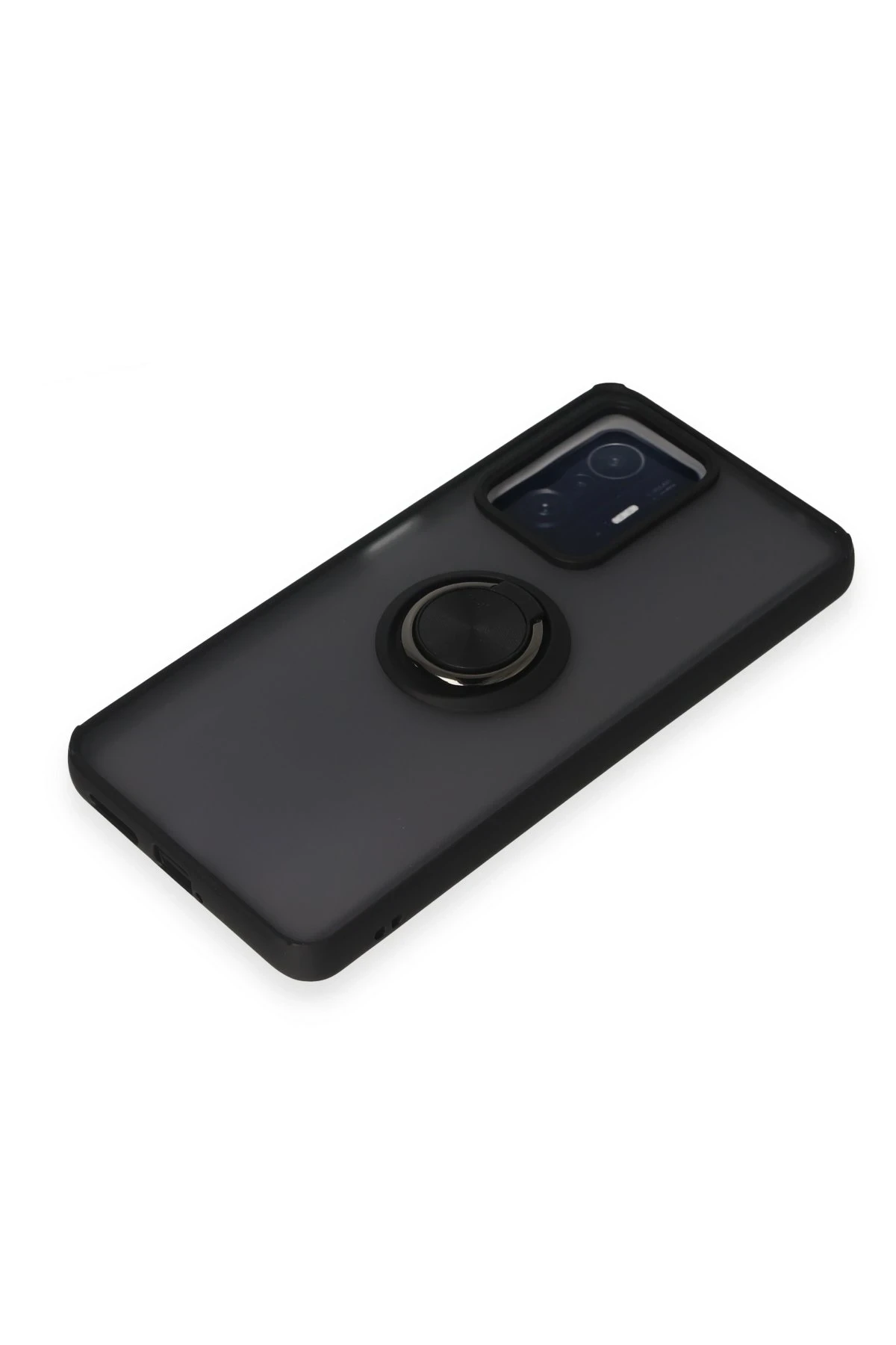 Newface Xiaomi Mi 11T Pro Kılıf Montreal Yüzüklü Silikon Kapak - Siyah — görsel 4