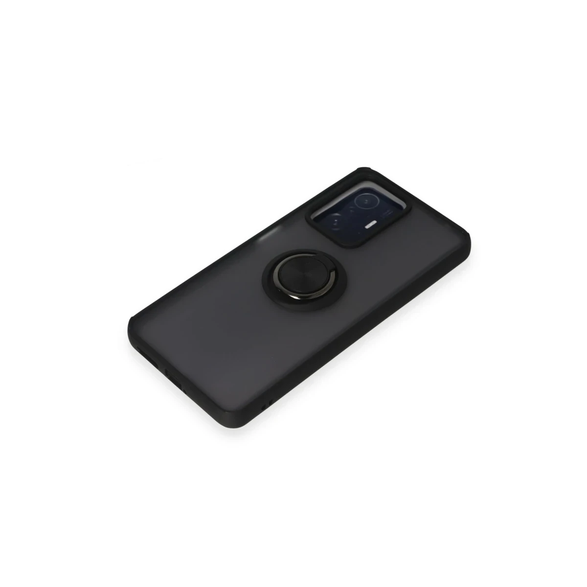 Newface Xiaomi Mi 11T Pro Kılıf Montreal Yüzüklü Silikon Kapak - Siyah — görsel 9