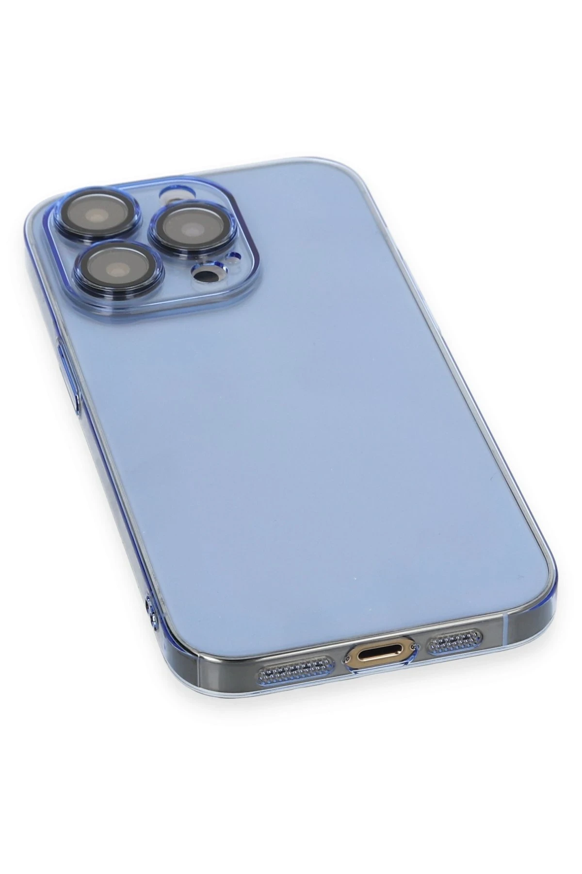 Newface iPhone 14 Pro Kılıf Armada Lensli Kapak - Sierra Blue