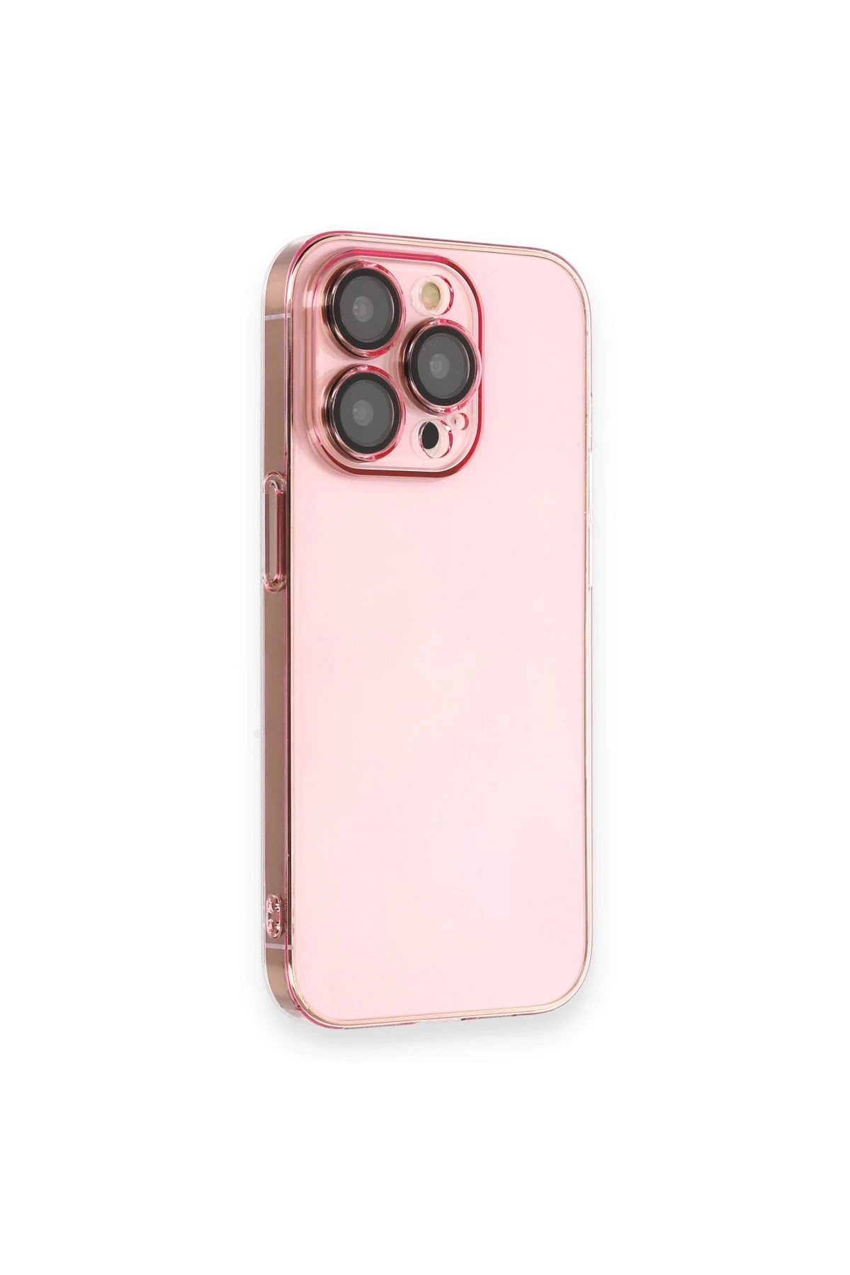 Newface iPhone 14 Pro Kılıf Armada Lensli Kapak - Rose Gold