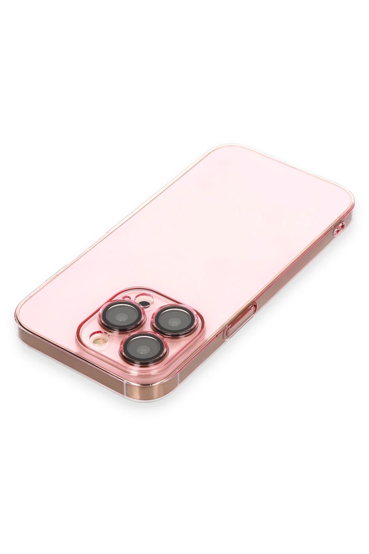Newface iPhone 14 Pro Kılıf Armada Lensli Kapak - Rose Gold