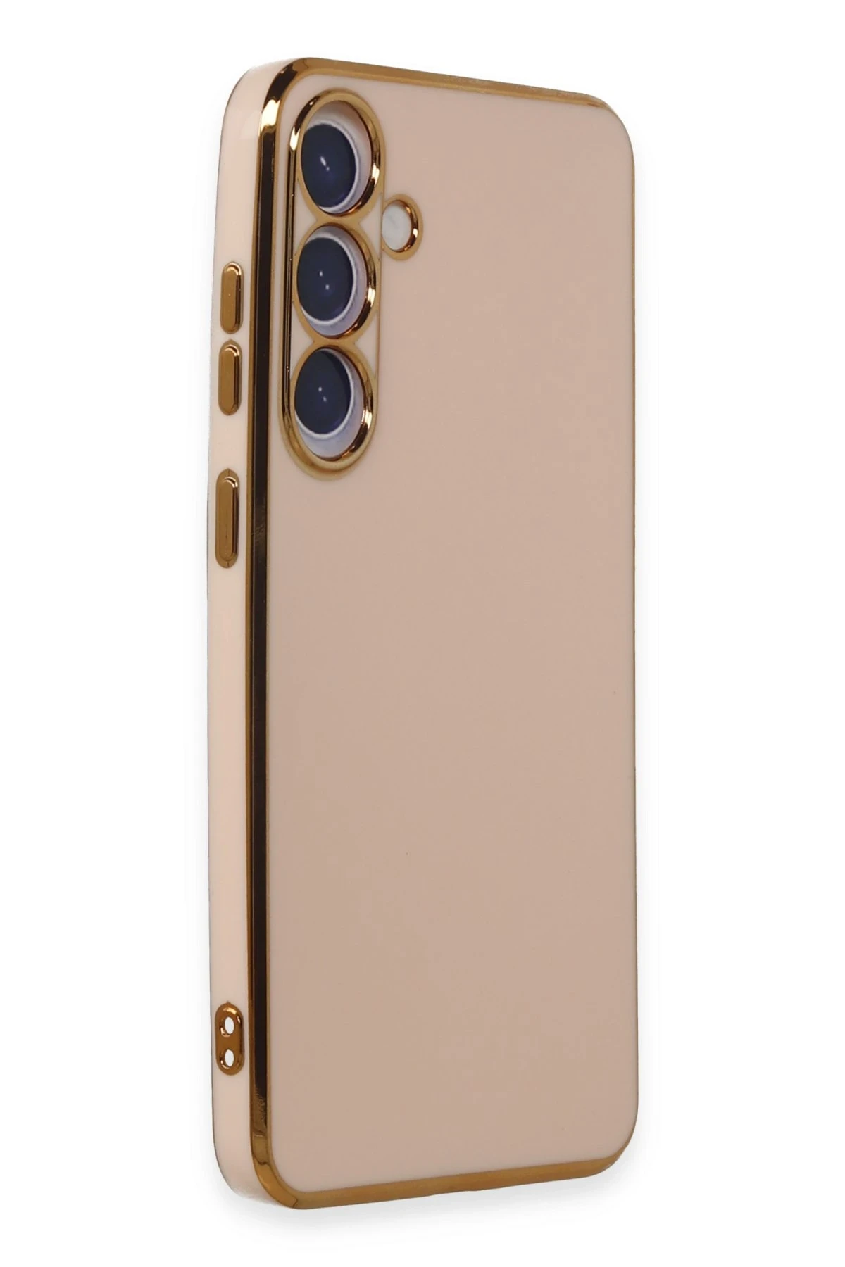 Newface Samsung Galaxy S24 Kılıf Volet Silikon - Pembe