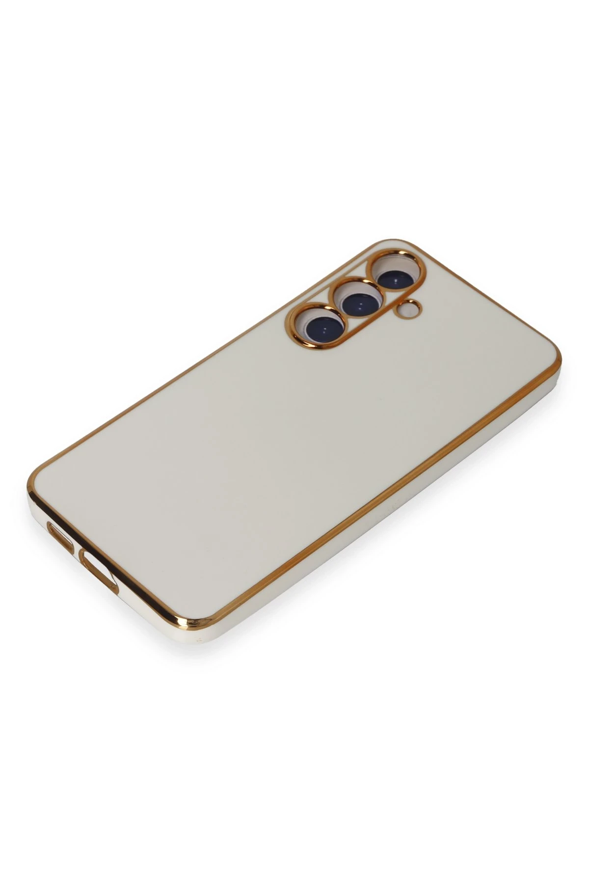 Newface Samsung Galaxy S24 Plus Kılıf Volet Silikon - Beyaz