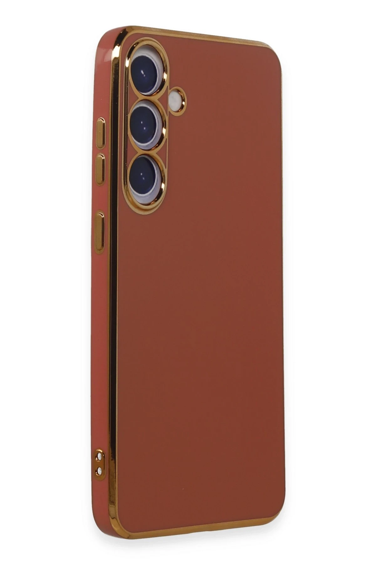 Newface Samsung Galaxy S24 Plus Kılıf Volet Silikon - Kırmızı
