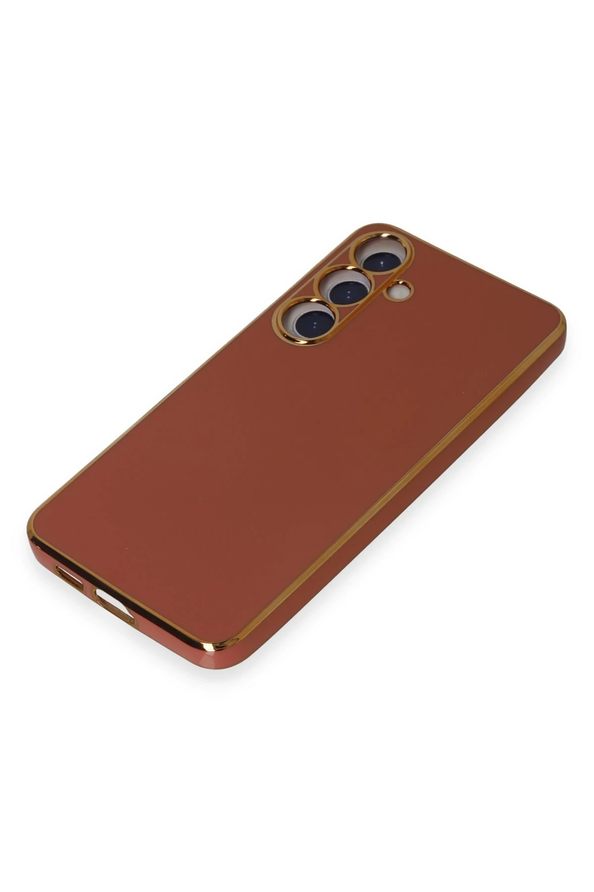 Newface Samsung Galaxy S24 Plus Kılıf Volet Silikon - Kırmızı