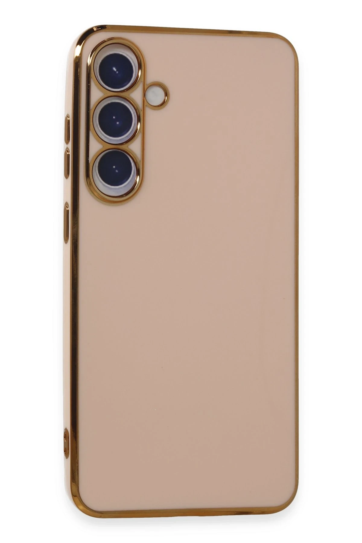 Newface Samsung Galaxy S24 Plus Kılıf Volet Silikon - Pembe