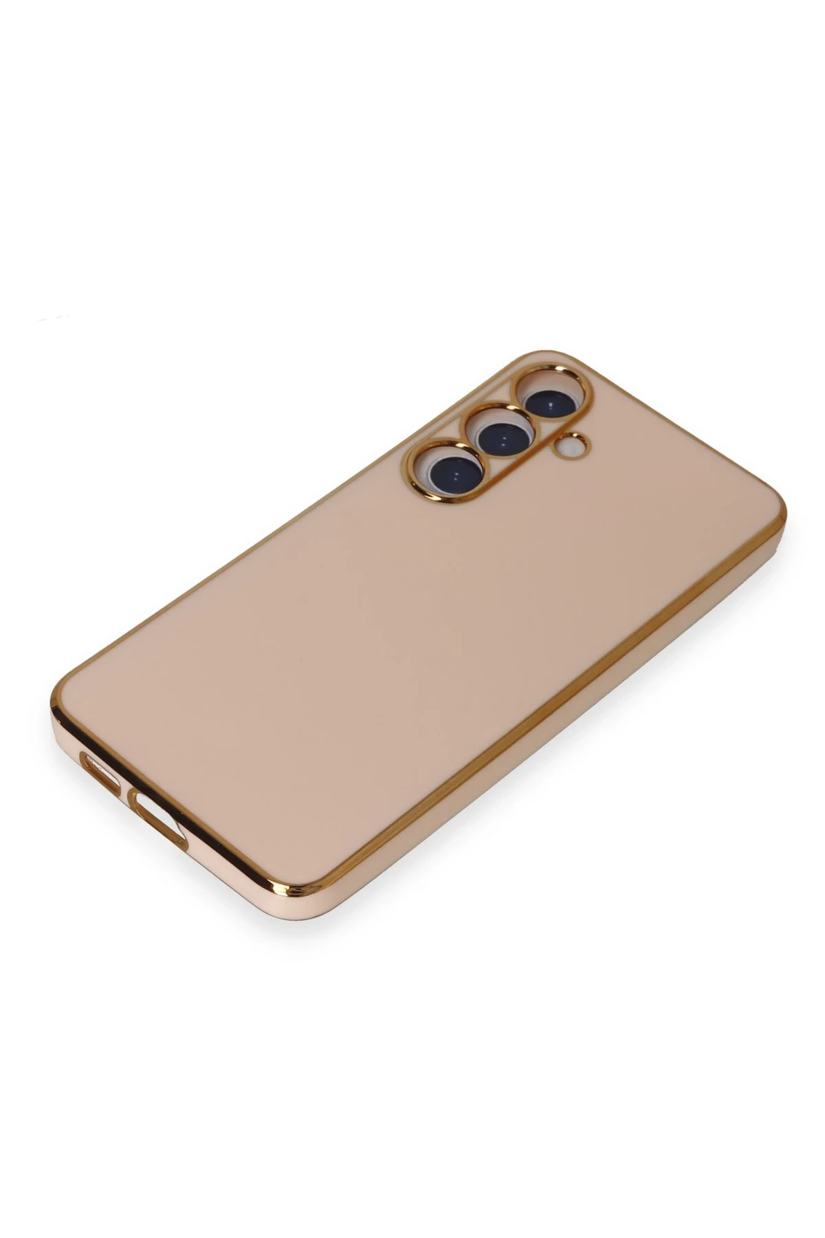 Newface Samsung Galaxy S24 Plus Kılıf Volet Silikon - Pembe