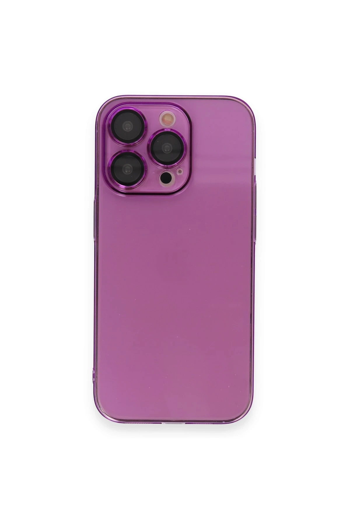 Newface iPhone 14 Pro Max Kılıf Armada Lensli Kapak - Mor