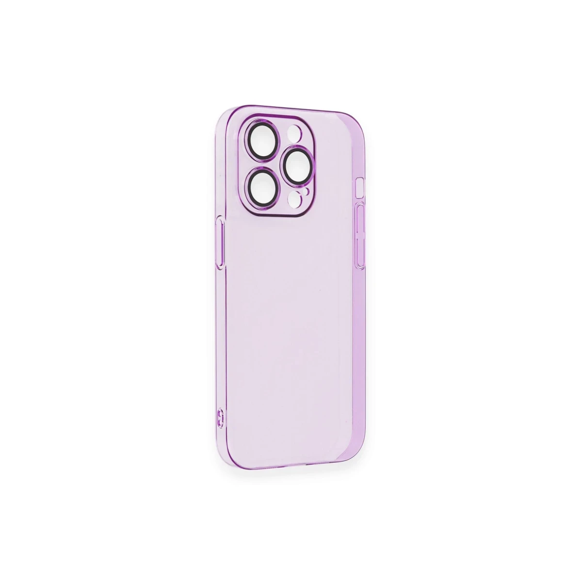 Apple iPhone 14 Pro Max Kılıf Armada Lensli Kapak - Mor