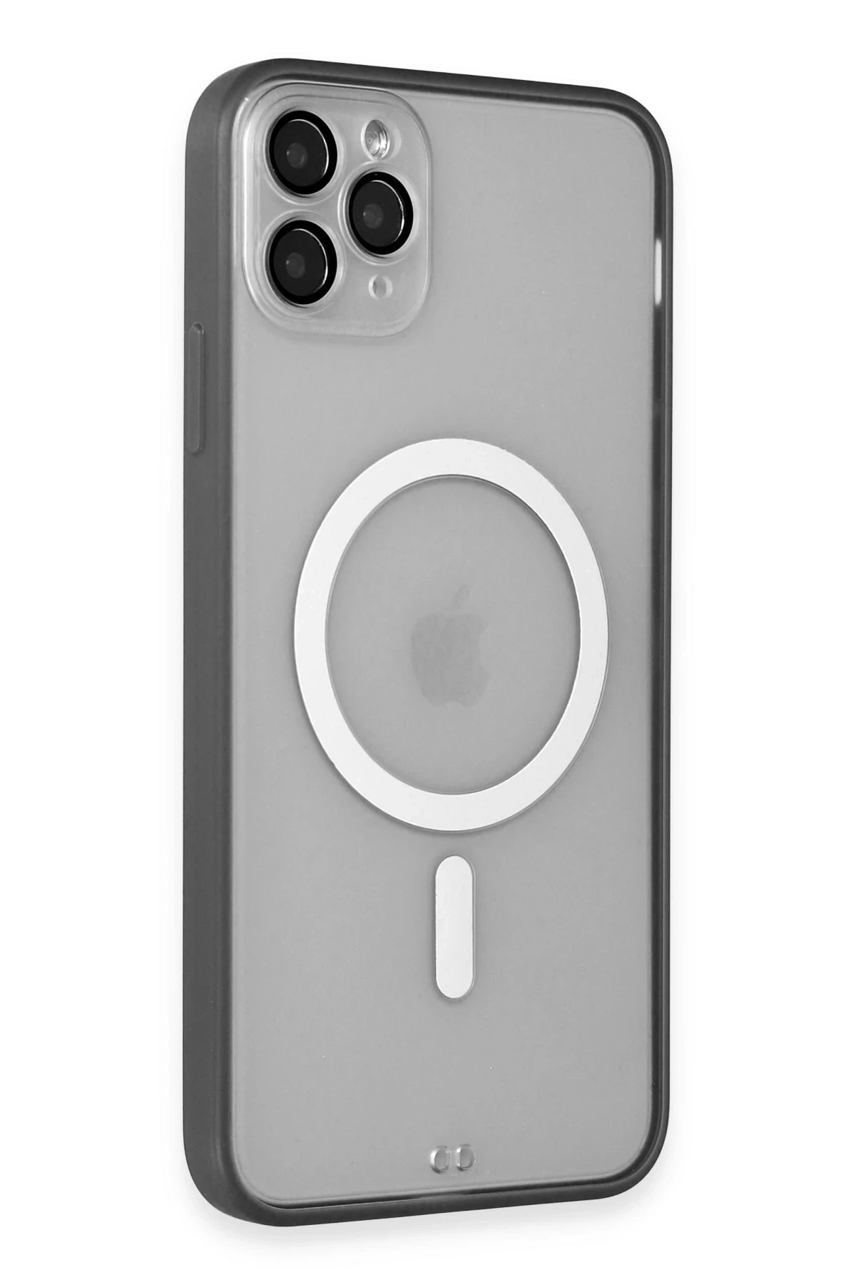Newface Apple iPhone 11 Pro Kılıf Grand Magneticsafe Kapak - Siyah
