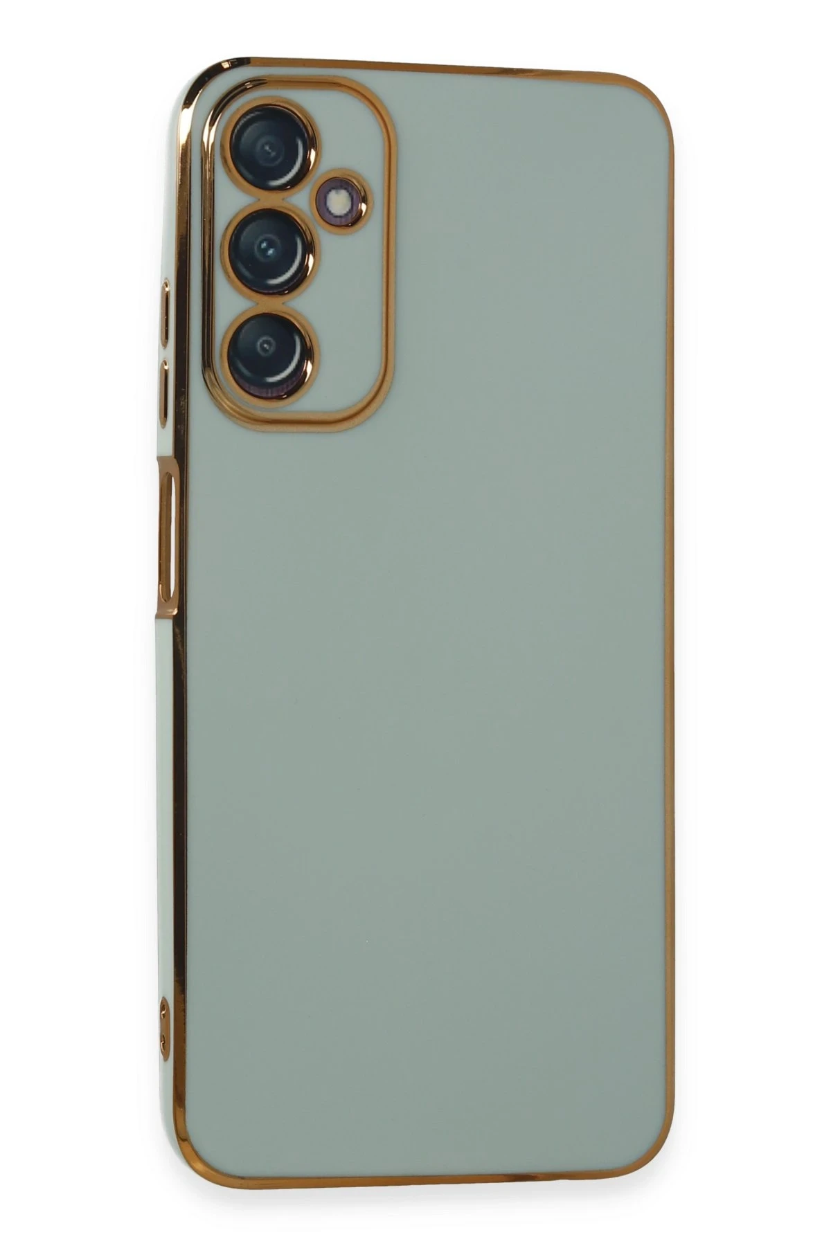 Newface Samsung Galaxy A05S Kılıf Volet Silikon - Açık Yeşil