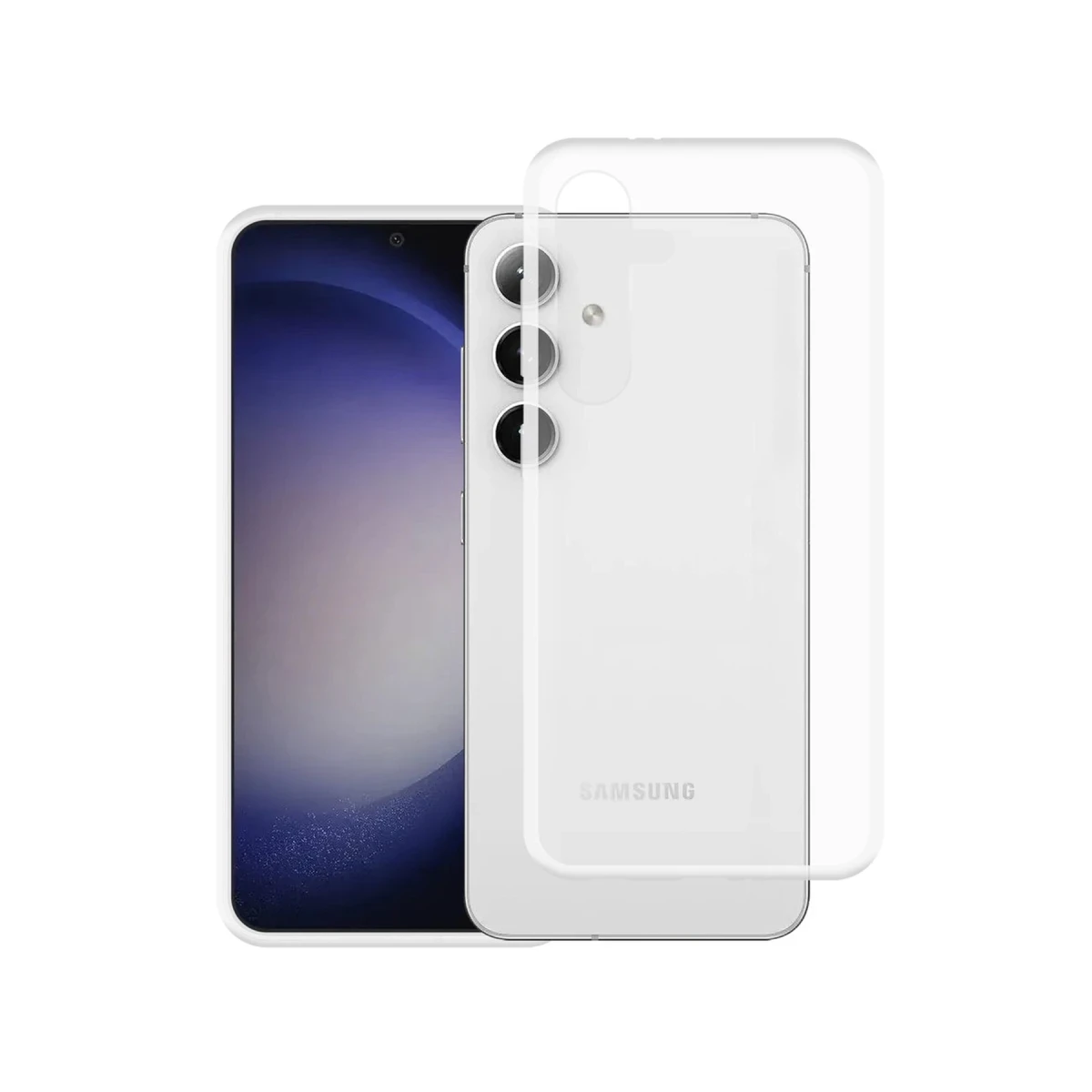 Newface Samsung Galaxy S24 Kılıf Lüx Şeffaf Silikon — görsel 4
