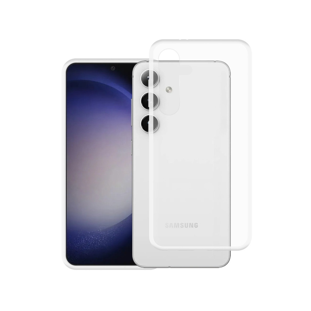 Newface Samsung Galaxy S24 Kılıf Lüx Şeffaf Silikon — görsel 7