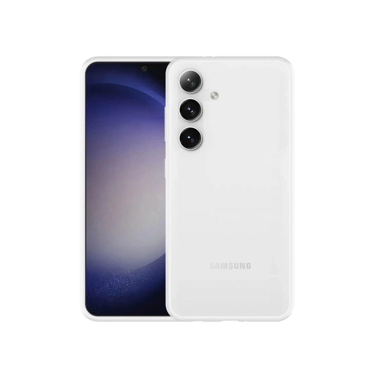 Newface Samsung Galaxy S24 Kılıf Lüx Şeffaf Silikon — görsel 5