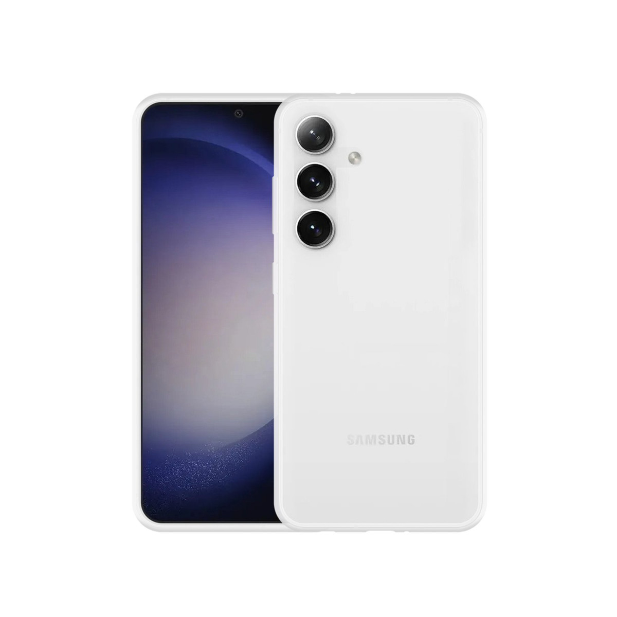 Newface Samsung Galaxy S24 Kılıf Lüx Şeffaf Silikon — görsel 8