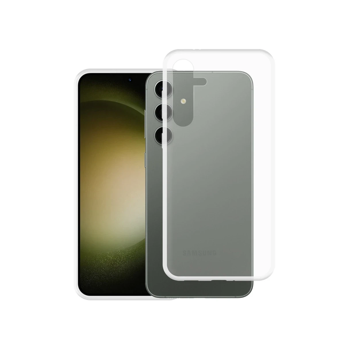 Newface Samsung Galaxy S24 Plus Kılıf Lüx Şeffaf Silikon — görsel 4