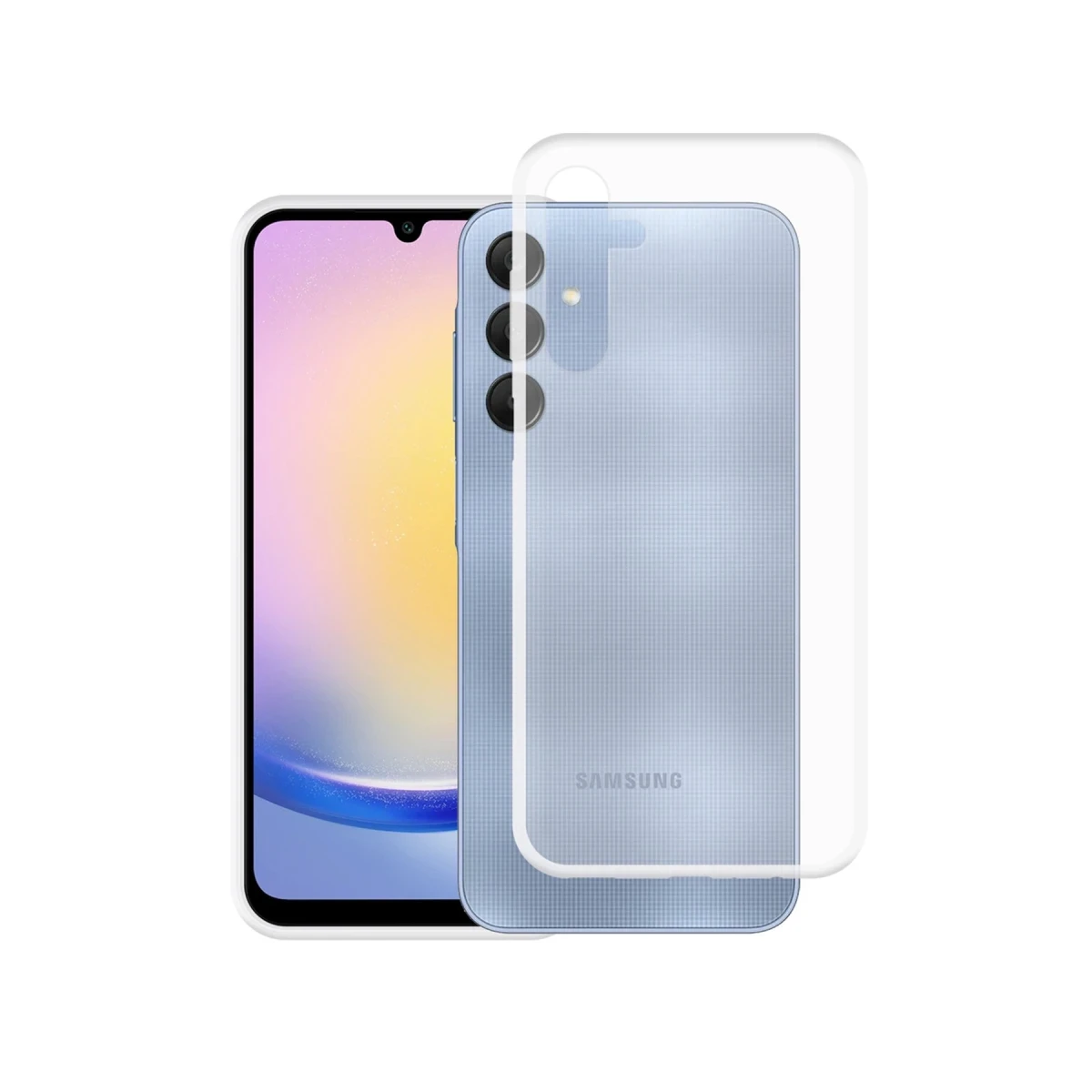 Newface Samsung Galaxy A25 5G Kılıf Lüx Şeffaf Silikon — görsel 4