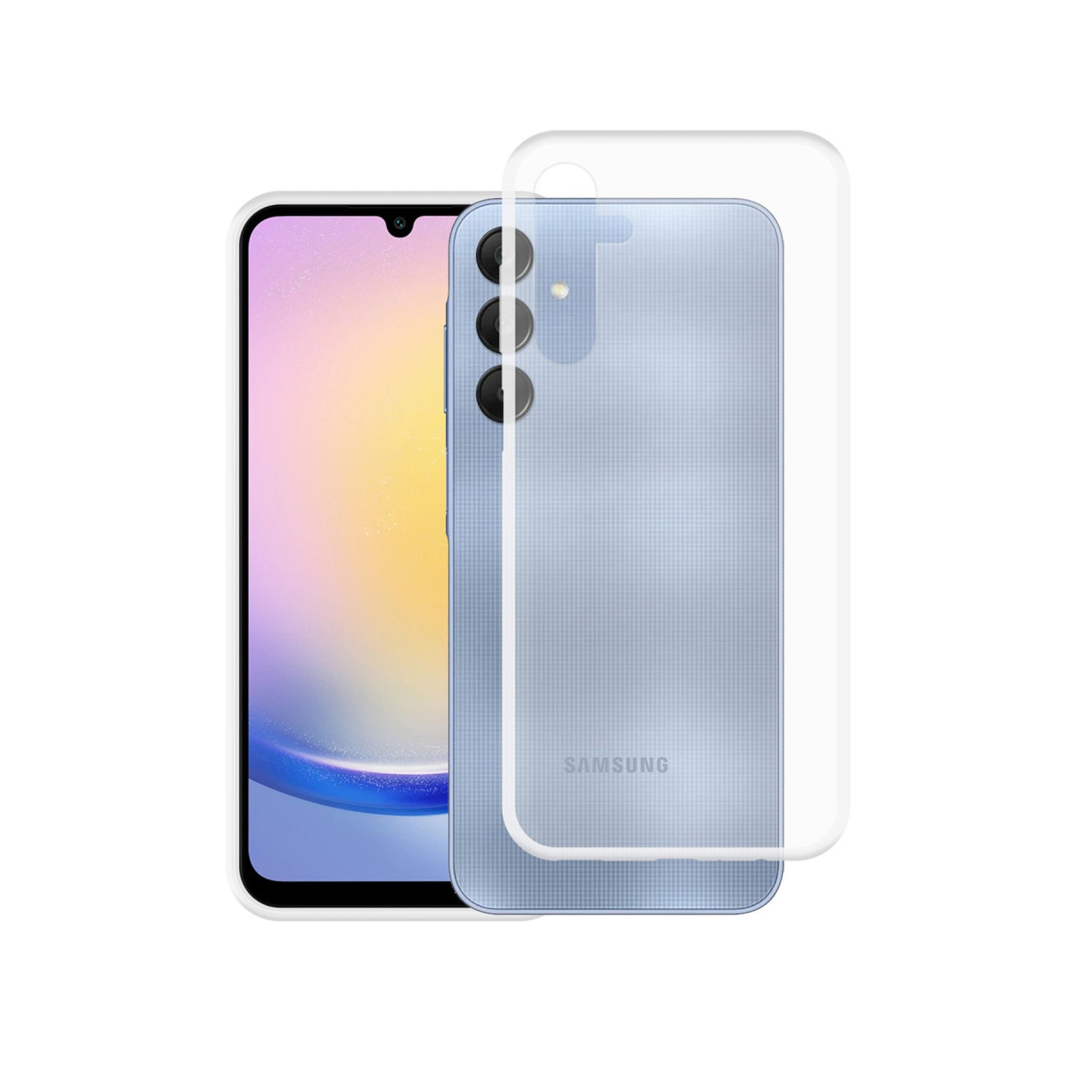 Newface Samsung Galaxy A25 5G Kılıf Lüx Şeffaf Silikon — görsel 7