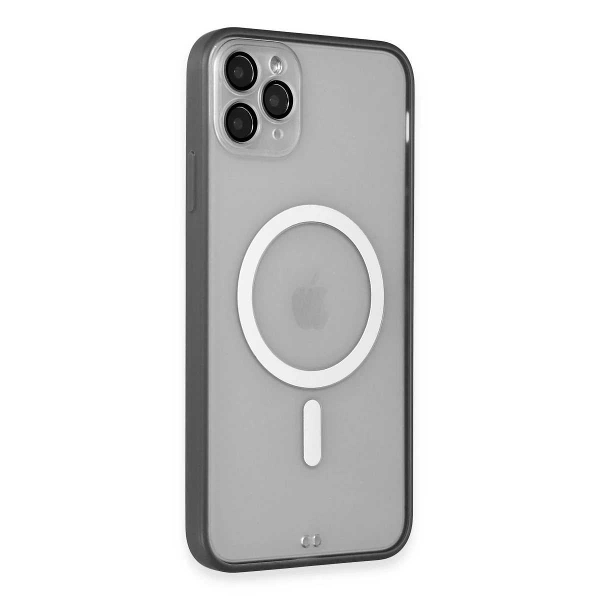 Newface Apple iPhone 11 Pro Max Kılıf Grand Magneticsafe Kapak - Siyah — görsel 6