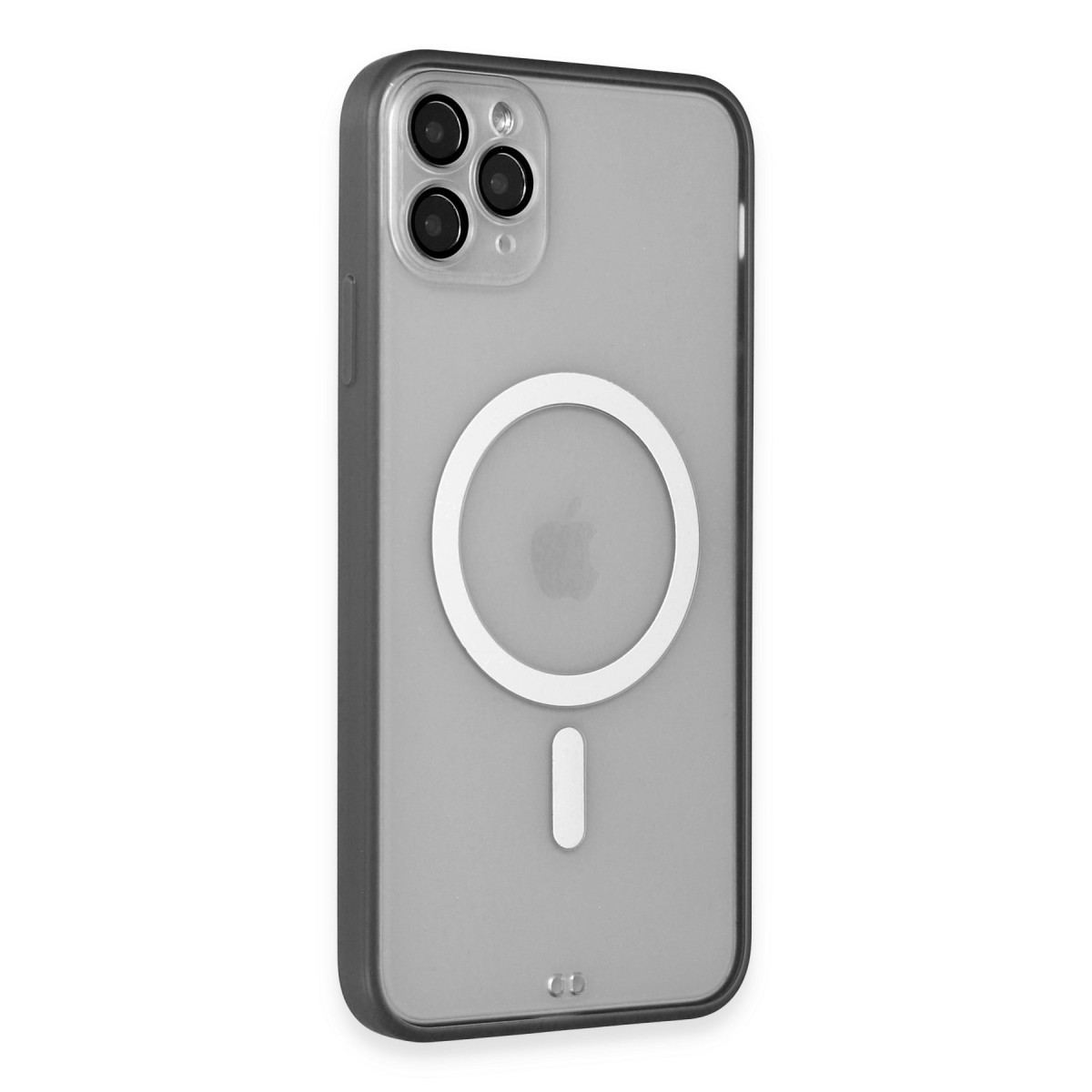 Newface Apple iPhone 11 Pro Max Kılıf Grand Magneticsafe Kapak - Siyah — görsel 11