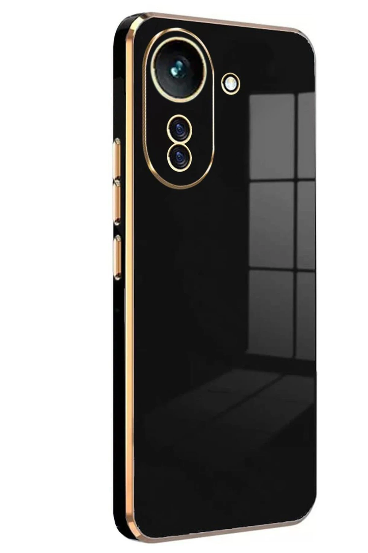 Newface Xiaomi Redmi 13C Kılıf Volet Silikon - Siyah