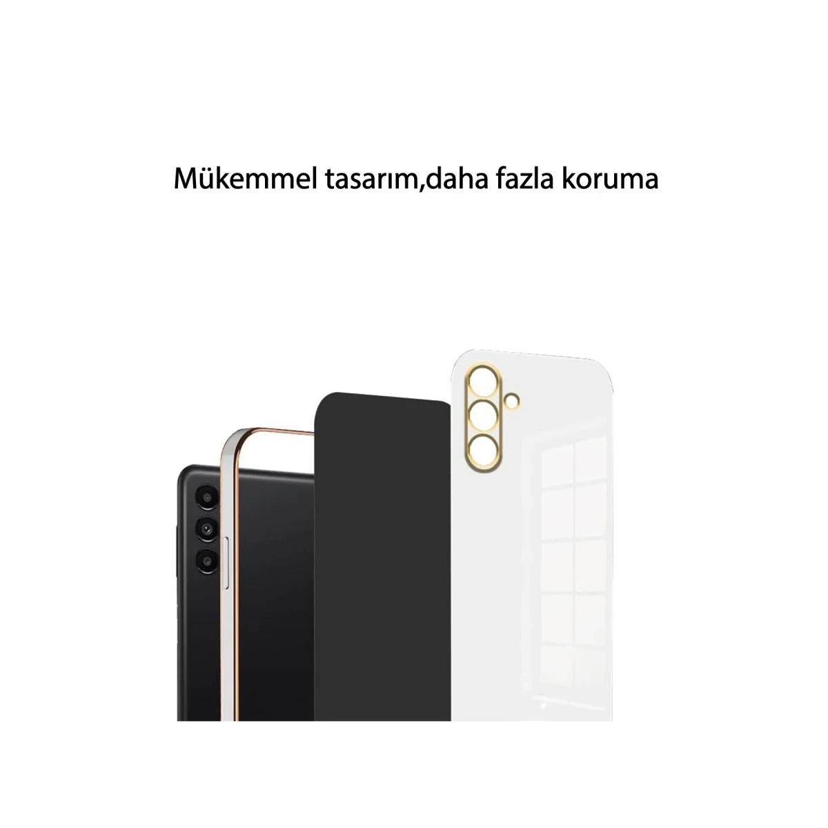 Newface Xiaomi Redmi 13C Kılıf Volet Silikon - Siyah — görsel 7