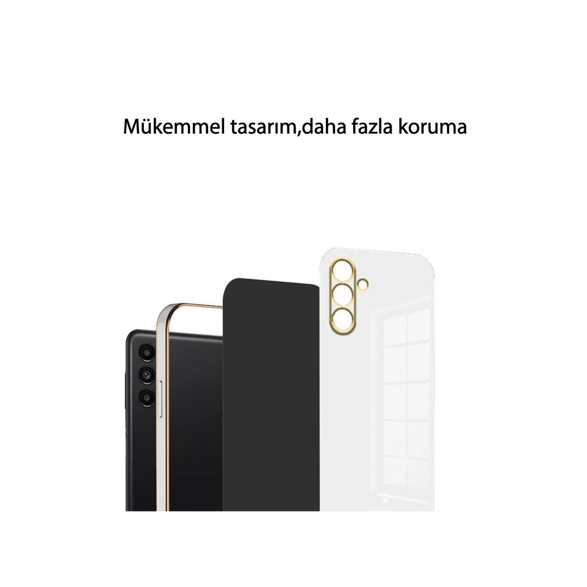 Newface Xiaomi Redmi 13C Kılıf Volet Silikon - Siyah — görsel 11