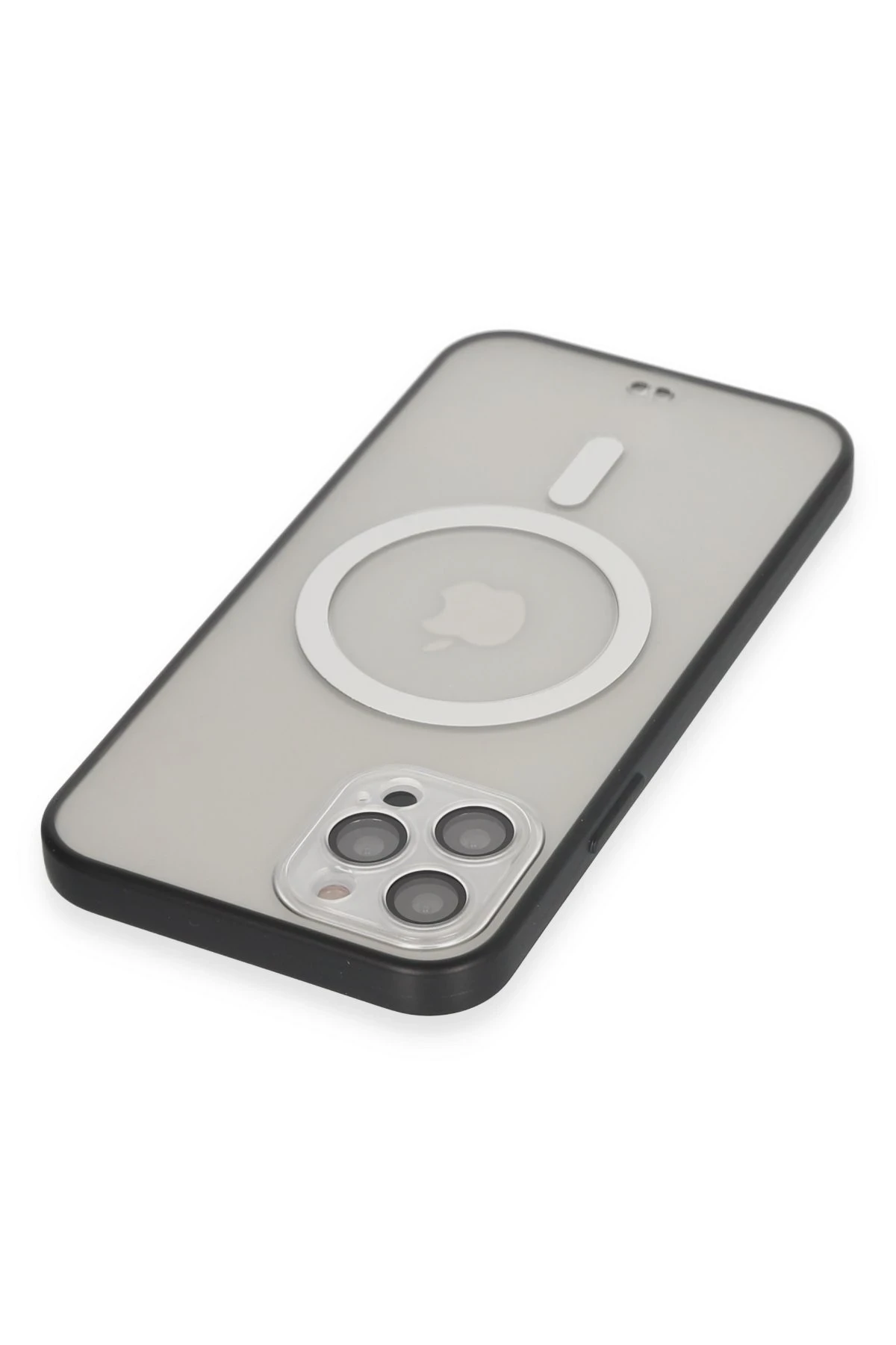 Newface Apple iPhone 12 Pro Max Kılıf Grand Magneticsafe Kapak - Siyah — görsel 3