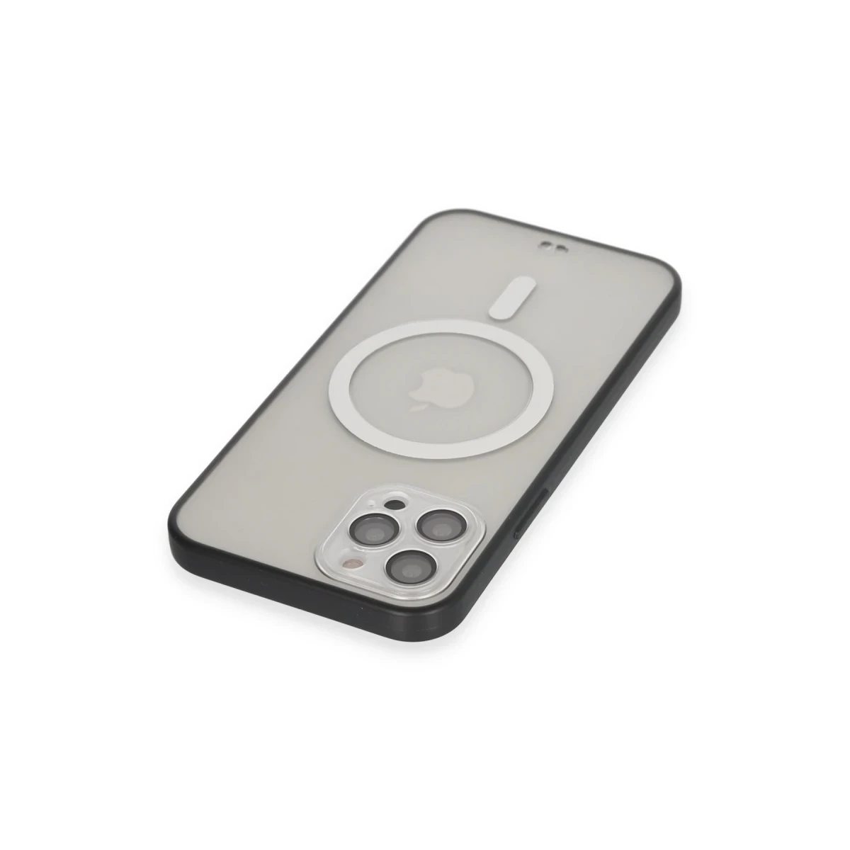 Newface Apple iPhone 12 Pro Max Kılıf Grand Magneticsafe Kapak - Siyah — görsel 8