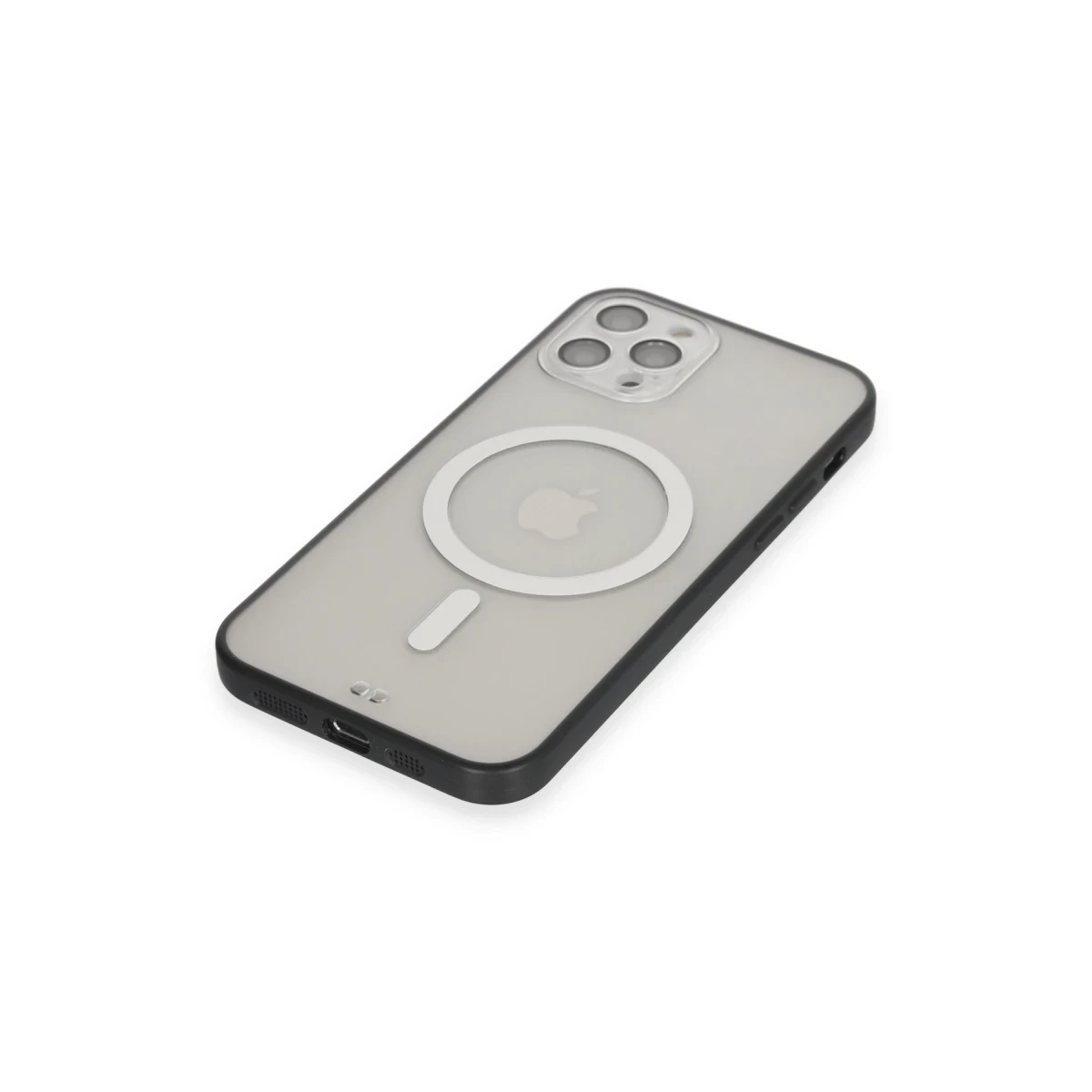 Newface Apple iPhone 12 Pro Max Kılıf Grand Magneticsafe Kapak - Siyah — görsel 9