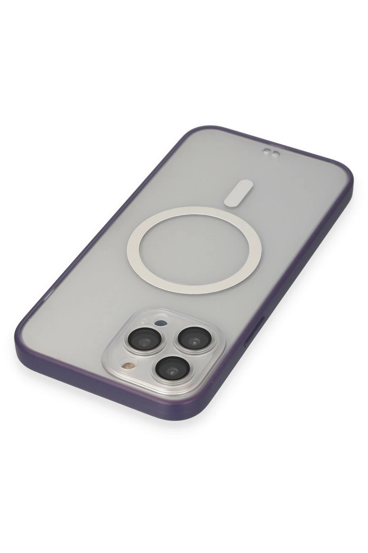 Newface iPhone 14 Pro Max Kılıf Grand Magneticsafe Kapak - Mor