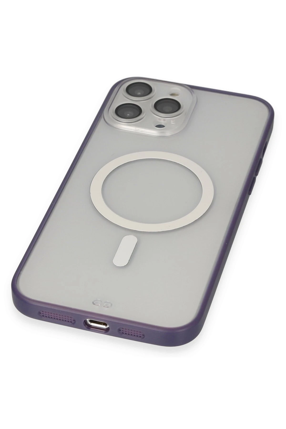 Newface iPhone 14 Pro Max Kılıf Grand Magneticsafe Kapak - Mor